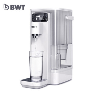 倍世（BWT）过滤净水器 家用直饮净饮一体机 迷你小型台式即热净饮机 WD18ACW镁离子速热饮水机 2.5L 珍珠白