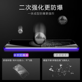 Smorss OPPO K1 钢化玻璃膜 非全屏覆盖高清防爆防指纹手机贴膜 适用于oppo k1