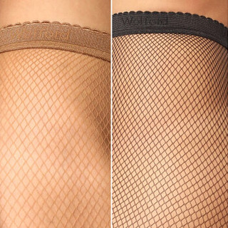 Wolford/沃尔福特Twenties复古细网眼渔网袜无缝连裤袜 11889 7005黑色 M