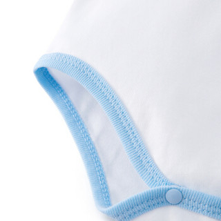 全棉时代 婴儿针织长袖爬爬服66/44(建议3-6个月)白 1件装
