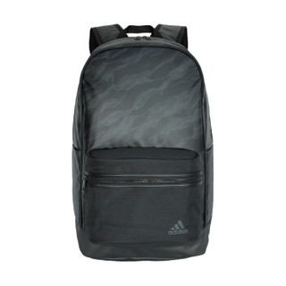 adidas 阿迪达斯 休闲运动 潮流款笔记本电脑双肩背包 DM2895 黑色