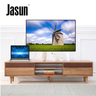 捷顺（JASUN）mini DP/雷电转HDMI线 2米 4K*2K 苹果MacBook笔记本接电视投影仪显示器连接线 JS-130A