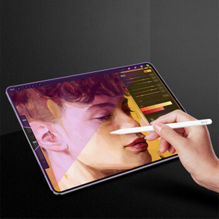 派滋 2018年新款iPad Pro11英寸钢化膜 平板电脑ipadpro第三代屏幕保护全屏防指纹贴膜 透明