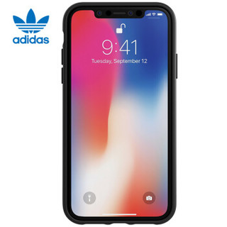 adidas（阿迪达斯）iPhone XR6.1英寸 手机壳潮牌 三条杠Samba系列潮男耐用TPU全包防摔保护套白色