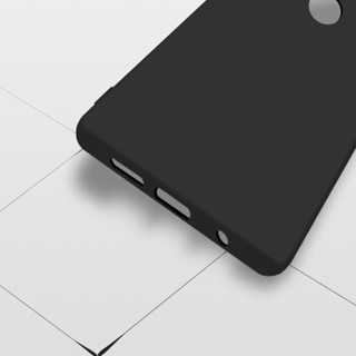 KOLA 诺基亚 X7手机壳 微砂硅胶防摔软壳保护套 黑色
