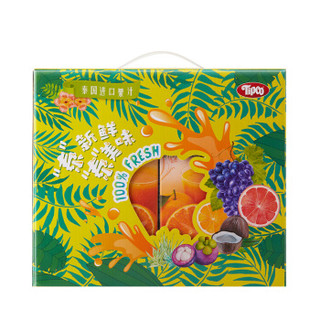 泰国进口果汁饮料 泰宝（TIPCO） 橙汁100%NFC纯果汁 1L*4瓶 果汁饮料 整箱礼盒