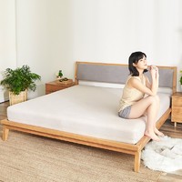 8H全实木床北美进口白蜡木1.8米纯双人床北欧主卧室家具小米生态