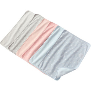 好孩子(GB)优雅的刺猬婴儿隔尿垫防水可洗新生儿护理垫两条装 粉红