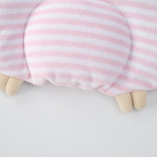 贝吻 婴儿枕头定型枕新生儿宝宝枕头 (0-1岁) 礼盒款萌萌小羊粉白条 B2136