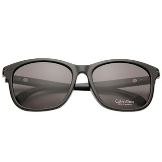 卡尔文·克莱恩（Calvin Klein）太阳镜 男女款黑色镜框灰色镜片眼镜太阳镜 CK3193SK 001 57MM