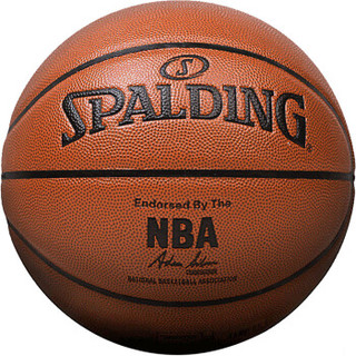 斯伯丁(SPALDING)NBA彩色运球人7号球室内外耐磨PU篮球74-602Y