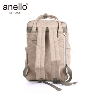 anello 阿耐洛 自营旗舰店 潮流时尚染色出走包书包小号双肩背包C1222浅棕色