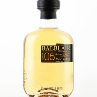 巴布莱尔（Balblair）洋酒 2005 苏格兰威士忌 单一麦芽700ml