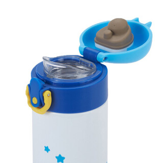 乐儿宝（bobo) 儿童保温杯 可拆洗 宝宝亲子保温杯套装(200ML吸管杯+300ML直饮杯) 蓝色
