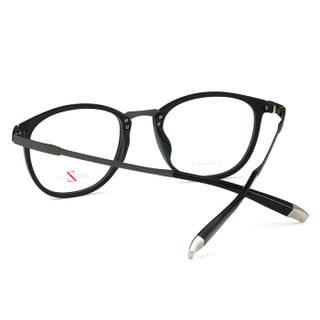 CHARMANT/夏蒙眼镜框 Z钛系列男款黑色全框Z钛光学眼镜架 ZT19871 BK 50mm