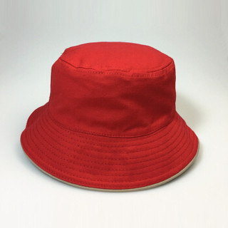 北诺（BETONORAY）渔夫帽男女通用韩版个性双面两戴渔夫帽可折叠登山太阳布帽子 红色+藏青色 双面