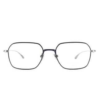 MASUNAGA增永眼镜男女复古手工全框眼镜架配镜近视光学镜架DESKEY #45 蓝框银腿