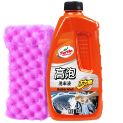TurtleWax 龟牌 高泡洗车液1.25L+洗车海绵 *6件