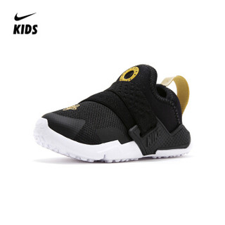 耐克（Nike）儿童鞋 舒适男童休闲鞋 轻便跑步运动鞋 AH7827-007 黑色10C/27码