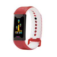 博之轮（BOZLUN）天天检 健康手环 运动手表 心率血氧睡眠监测 信息提醒 IP67级防水 B31红色