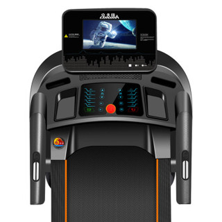 立久佳(LIJIUJIA)跑步机 家用静音折叠健身运动器材可仰卧起坐健腹收腹送哑铃扭腰盘 黑色JD680 ZS