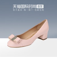 FERRAGAMO 菲格拉慕 01N555 菲拉格慕 女士蝴蝶结中跟单鞋 (粉色、36)