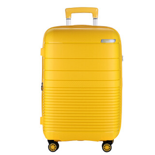 SUMMIT 拉杆箱24英寸万向轮男女托运箱行李箱PP808 黄色