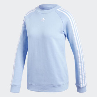 adidas 阿迪达斯 女子 三叶草系列 TRF CREW SWEAT 运动 卫衣 DH3173   蓝色  XL码