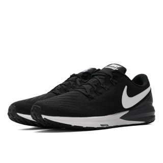 NIKE 耐克 男子跑步鞋 NIKE AIR ZOOM STRUCTURE 22 运动鞋 AA1636-002 黑色 41