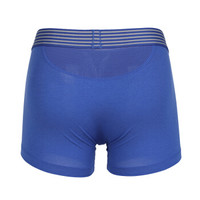 UM25 内衣棉莫单向导湿装腰平角裤高腰带款莫代尔中腰男士内裤 蓝色 180/L UM23AH1 (蓝色、180/L、平角裤、莫代尔)