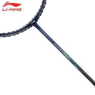 李宁（LI-NING）全新 风动8000D 羽毛球拍单拍风动导流全碳素刘雨辰比赛用拍 速度型 蓝银