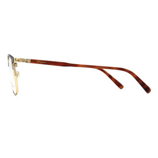 菲拉格慕（Ferragamo）眼镜框男女款蓝框金边属光学近视眼镜架 SF2170 432 52mm