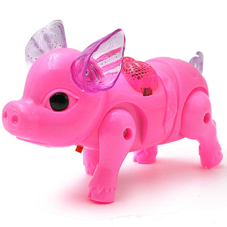 永聚乐 3101 牵绳电动小猪玩具 (电玩具)