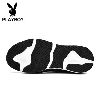 PLAYBOY 花花公子 保暖棉靴子男加绒跑步运动休闲鞋男防滑  深卡其 39 DS87259