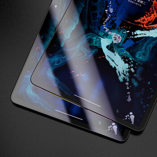 ESK 依斯卡 苹果2018新款全面屏iPad Pro 11英寸平板钢化膜 3倍增强高清抗蓝光膜 淡化指纹防刮花 PM25-蓝光