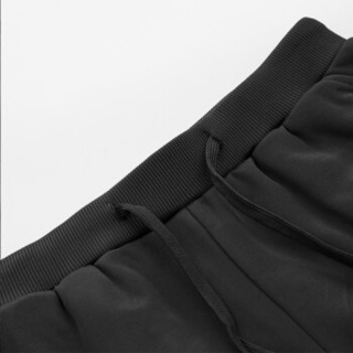 卡帝乐鳄鱼（CARTELO）长袖套装男士2019年春季新品卫衣韩版立领休闲两件套运动服 灰色 3XL