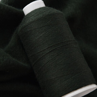 依尚 羊绒线 毛线 26/2中细线 手编机织均可 婴儿宝宝毛线 围巾线M04 深墨绿