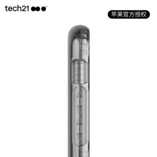 Tech21苹果新品iphone Xs 手机壳5.8英寸保护套 苹果X/XS通用 烟熏透明 摄像头保护 支持无线充电