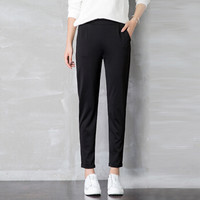 YUZHAOLIN 俞兆林 女装韩版高腰加厚西装哈伦裤宽松百搭加绒休闲裤 秋季系列 YWKX187128