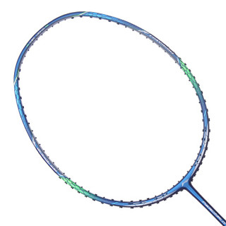 李宁（LI-NING）AYPN214-1 羽毛球拍单拍全碳素国羽同款战拍 风动8000D 蓝银