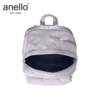 anello 阿耐洛 自营旗舰店 潮流时尚旅行包涤纶小号男女双肩背包S0116浅灰色