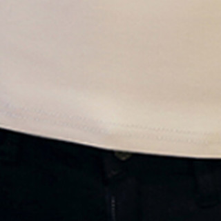 卡帝乐鳄鱼（CARTELO）T恤 男士时尚休闲纯色圆领打底衫T恤D303-T508灰色L
