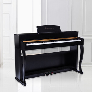 唯美（RENOPIA） 唯美电钢琴88键配重力度 初学者 考级 黑色电子琴木纹三踏板
