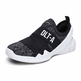 SKECHERS 斯凯奇 D'LITES系列  熊猫休闲鞋 一脚蹬 88888156-BKGY 黑色/灰色 38