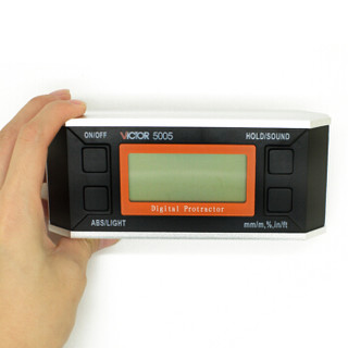 胜利仪器（VICTOR）数显倾角仪 高精度电子角度尺 带磁性水平仪 测量仪 角度规 倾角盒 VC5005