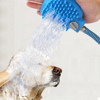 华元宠具（hoopet）狗狗洗澡器宠物按摩梳淋浴喷头按摩花洒清洁美容硅胶手套猫咪刷子