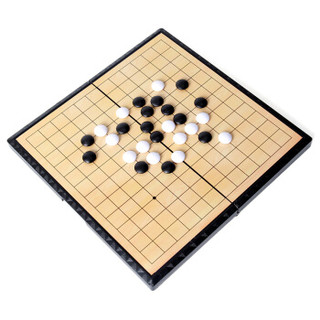 FORTHGOER 先行者 围棋磁性可折叠收纳棋盘F-6学习棋小号磁吸（白子60粒 黑子61粒）