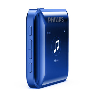 飞利浦（PHILIPS）SA2816 时尚HIFI MP3音乐播放器 蓝色