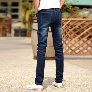 金盾（KIN DON）牛仔裤 新款男士时尚弹力牛仔裤B235-102蓝色31