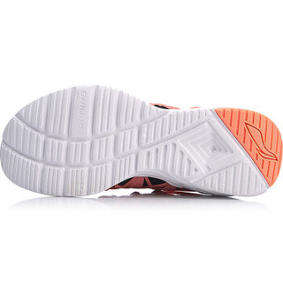 LI-NING 李宁 ARHN258-2 跑步系列 女 跑步鞋类 标准黑/荧光珊瑚粉 35.5